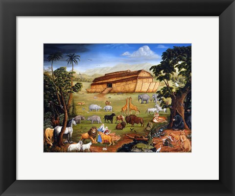 Framed Noah&#39;s Ark Print