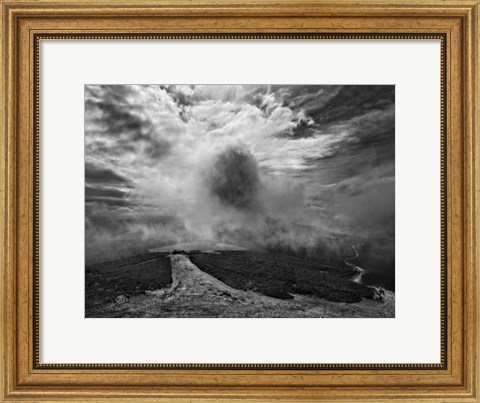Framed Misty Weather VII Print