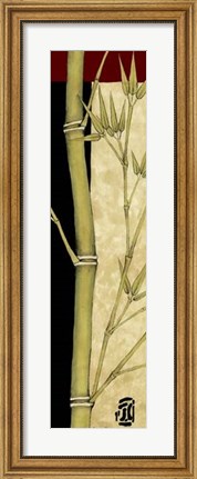 Framed Meditative Bamboo Panel III Print