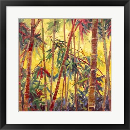 Framed Bamboo Grove II Print