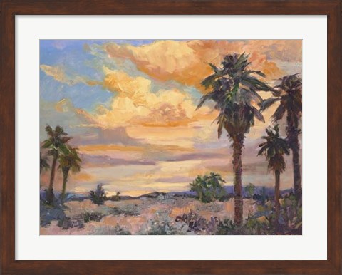 Framed Desert Repose I Print