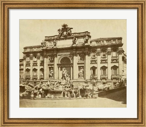 Framed Trevi Fountain Print