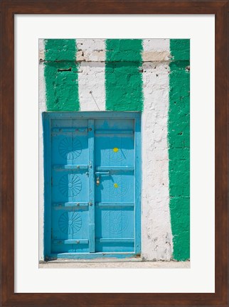 Framed Oman, Sharqiya Region, Asaylah. Coffee Shop Exterior Print
