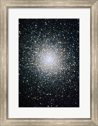 Framed Great Globular Cluster in Hercules Print