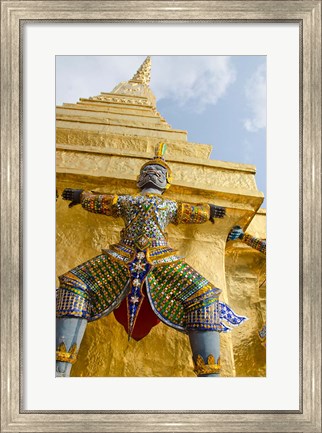 Framed Grand Palace, Upper Terrace monuments, Bangkok, Thailand Print