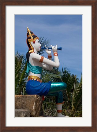 Framed Thailand, Ko Samui, Thai goddess statue Print