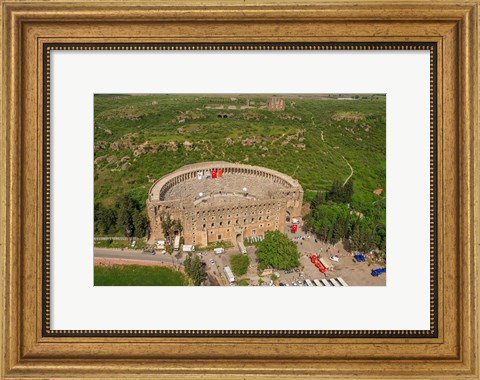 Framed Amphitheater of Aspendos, Antalya, Turkey Print