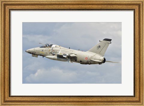 Framed Italian Air Force AMX fighter aircraft Print