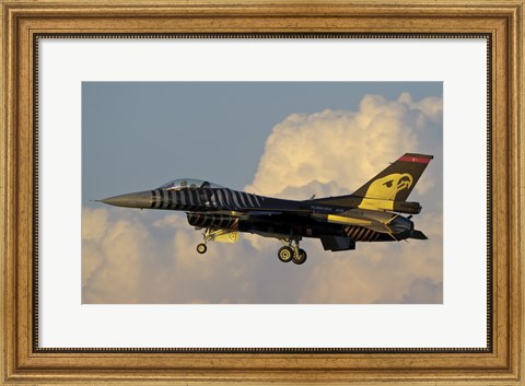 Framed Solo Turk F-16 of the Turkish Air Force Print
