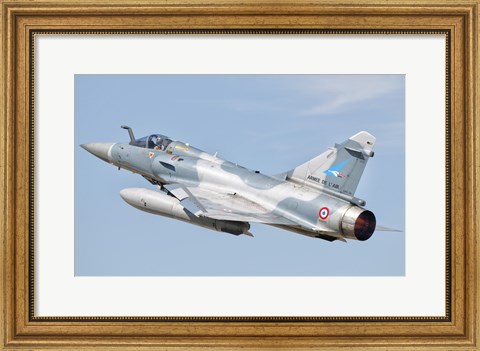 Framed Dassault Mirage 2000C of the French Air Force Print