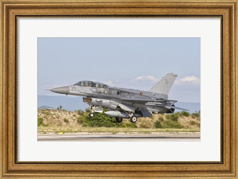Framed F-16D of the Royal Singapore Air Force Print