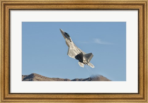 Framed US Air Force F-22 Raptor, Nellis Air Force Base, Nevada Print