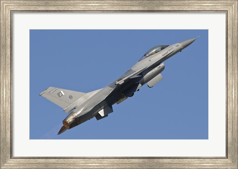 Framed F-16 of the Pakistan Air Force Print