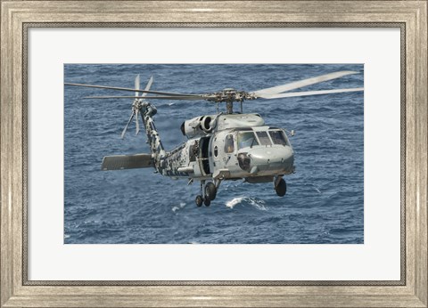 Framed US Navy SH-60F Seahawk Print
