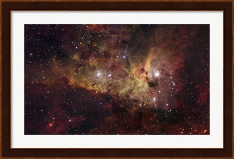 Framed Eta Carinae nebula Print