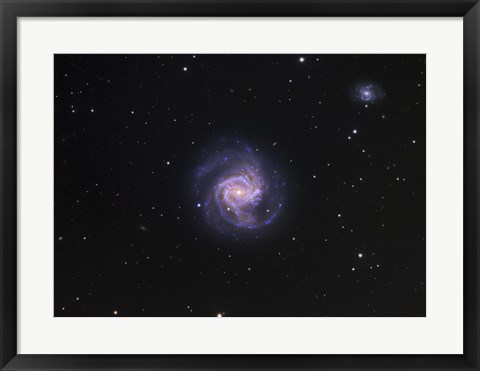 Framed Spiral Galaxy in Virgo Print