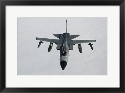 Framed Luftwaffe Tornado IDS over northern Germany (front view) Print