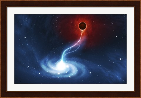 Framed Black Hole Print
