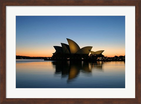 Framed Sydney Opera House at Dawn, Sydney, Australia Print