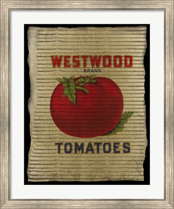 Framed Vintage Tomatoes Print