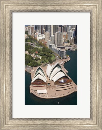 Framed Sydney Opera House, Botanic Gardens, Sydney, Australia Print