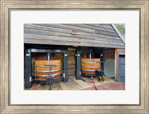 Framed Australia, Barossa, Rockford Winery, hydraulic presses Print