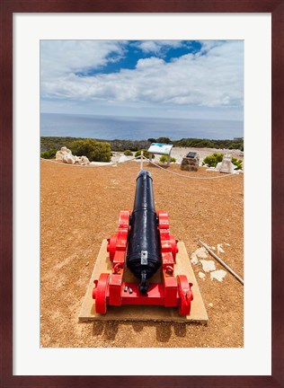 Framed Cape Borda Lighthouse, Kangaroo Island, Australia Print