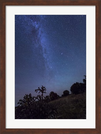 Framed Milky Way Rises Over Kenton, Oklahoma Print