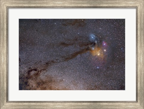 Framed Rho Ophiuchus Area in Sagittarius Print
