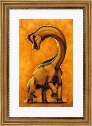 Framed Sauroposeidon Print
