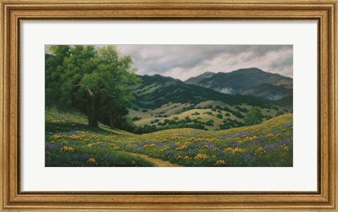 Framed Spring in Carmel Valley Print