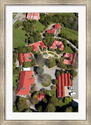 Framed Outward Bound Outdoor Education School, South Island, New Zealand Print