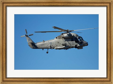 Framed Seasprite Helicopter (Kaman SH 2G Seasprite) airshow Print