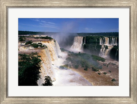 Framed Iguacu Falls, Brazil (horizontal) Print