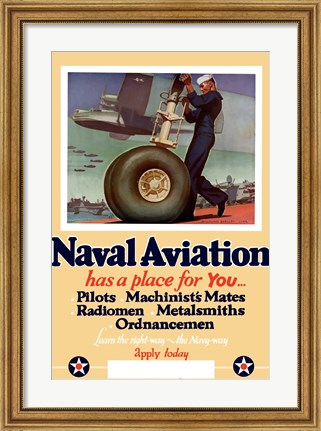 Framed Naval Aviation has a Place for You Print