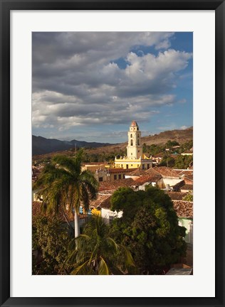Framed Cuba, Sancti Spiritus, Trinidad, Town view  (vertical) Print