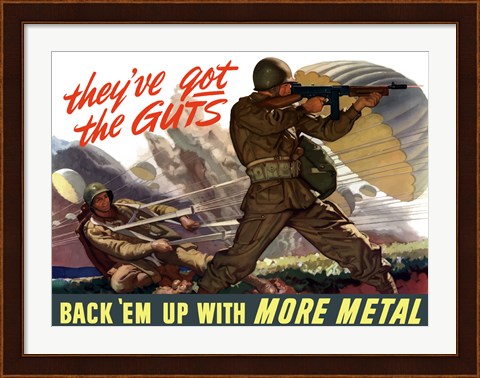 Framed They&#39;ve Got the Guts! Print