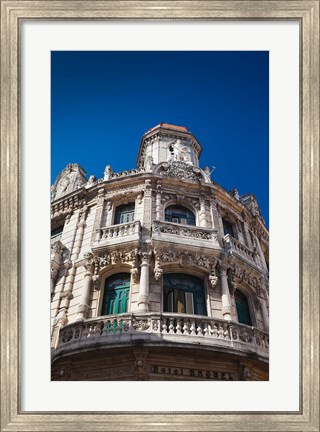 Framed Cuba, Havana, Havana Vieja, Hotel Raquel, exterior Print