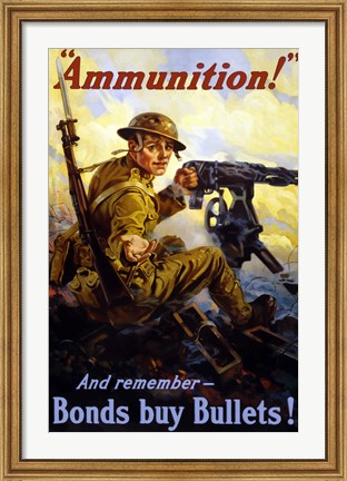 Framed Ammunition Print