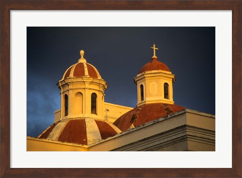 Framed Catedral De San Juan, Old San Juan, Puerto Rico Print