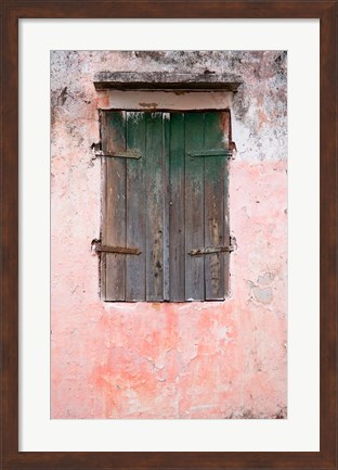 Framed Exterior of Building, St Pierre, Martinique, French Antilles, West Indies Print