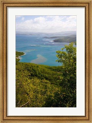 Framed MARTINIQUE, West Indies, Baie du Tresor Print