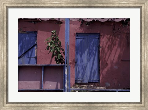 Framed Front Porch on Saint Croix, Caribbean Print