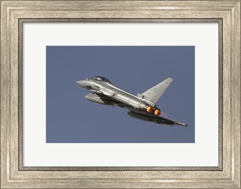 Framed Eurofighter Typhoon of the italian air force Print