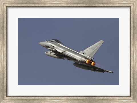 Framed Eurofighter Typhoon of the italian air force Print
