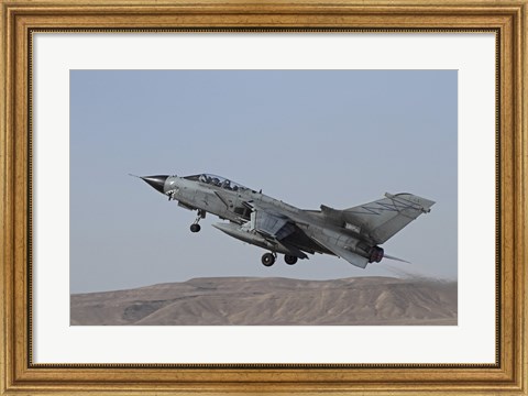 Framed Panavia Tornado of the Italian Air Force taking off Print