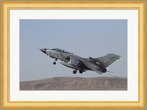 Framed Panavia Tornado of the Italian Air Force taking off Print