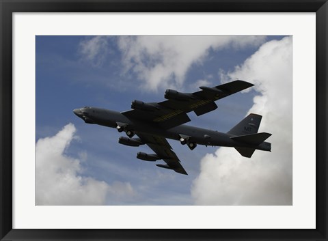 Framed B-52 Stratofortress heavy bomber of the US Air Force Print