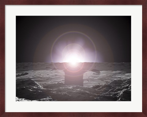 Framed Sunrise on Mercury Print