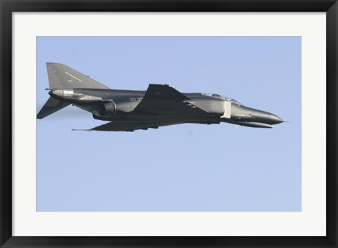 Framed F-4F Phantom of the German Air Force in flight Print